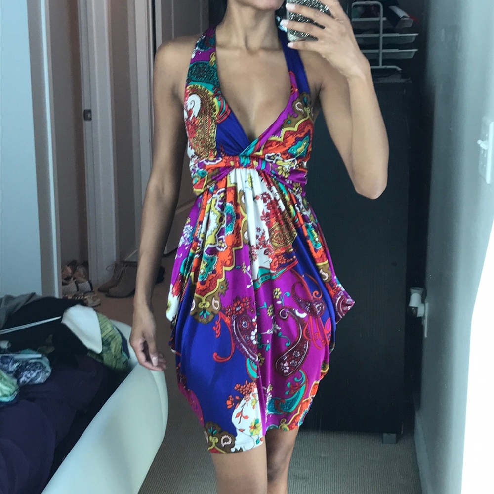 Mini colorful dress